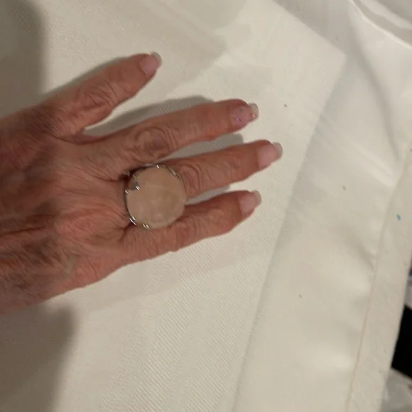 Faceted Rose Quartz Ring - Picture 10 of 10